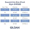 GILDAN Men's Heavy Blend Fleece Hooded Sweatshirt, Red, M UK #5