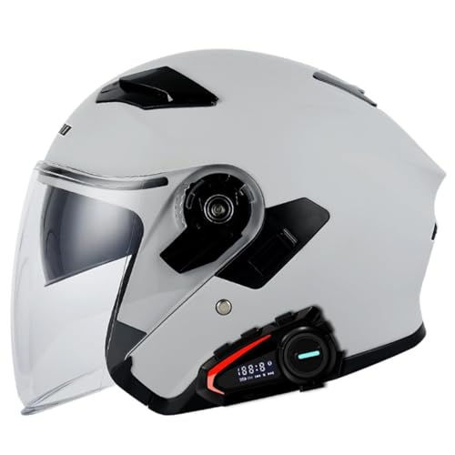 Casque jet bluetooth grande taille 2xl ece contre soleil - 2