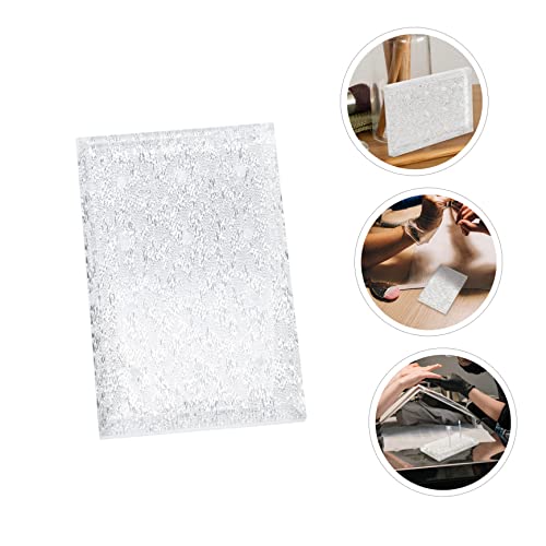 FRCOLOR 1 Peça De Exibição De Cabeça De Moagem Bandeja Transparente Prateleira De Exibição Clara Bro