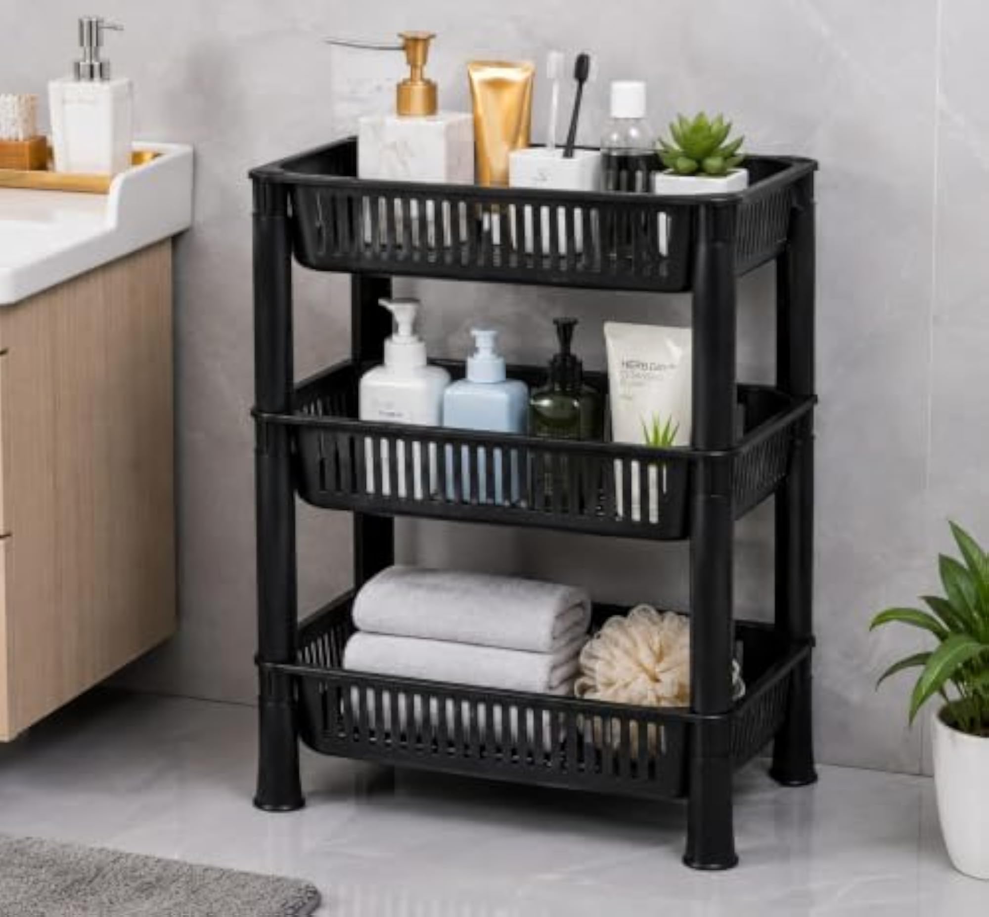 4-Tier Multipurpose Vegetable & Fruit Storage Rack