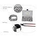MAGICLULU 130pcs Heavy Duty Stainless Hose Clamps Pliers Set Single Ear Clamp Pipe Clip for Automotive and Industrial