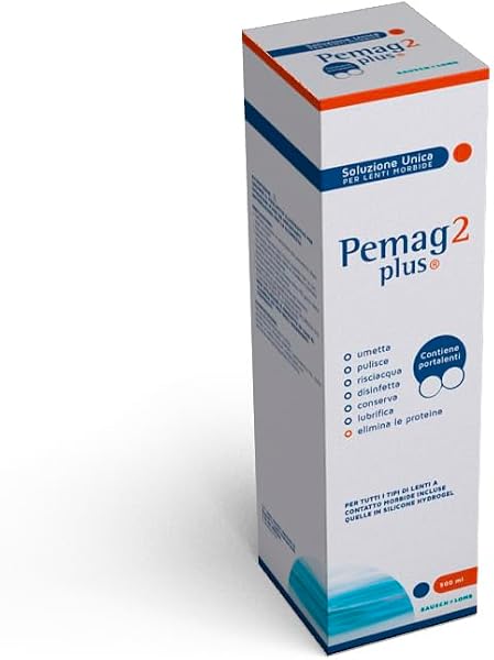 Pemag 2 Plus Soluzione Unica per Lenti a Contatto - 500ml - 1