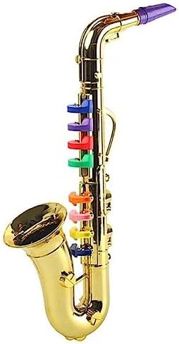 Kid Saxophone Trumpet Toy Trumpet Horn Children Plastic 8 Note Early Educational Toy Simulation Musical Instrument Toys