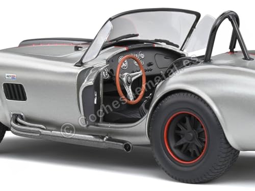 solido S1804907 1:18 1965 Shelby Cobra 427 MkII-Custom Silver Collectible Miniature car