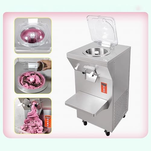 GRFIT Ninja creami Harte Eismaschine aus Edelstahl, kommerzielle Obst-Automatik-Eismaschine Speiseeisbereiter – Bild 6