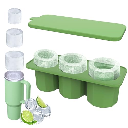 Molde para cubitos de hielo cilíndricos con tapa removible miniatura 1