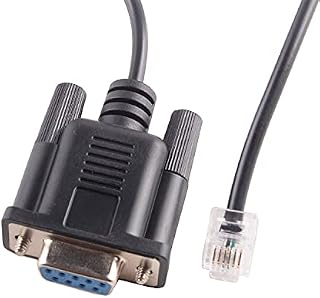 Usangreen USB DB9 RS232 to RJ11 RJ12 Serial Cable for Stepper Motor DM432C DM442 DM556 Leadshine Servo 6FT (DB9 to RJ12 (Without Chip))