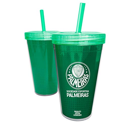 Copo Canudo Presente Palmeiras