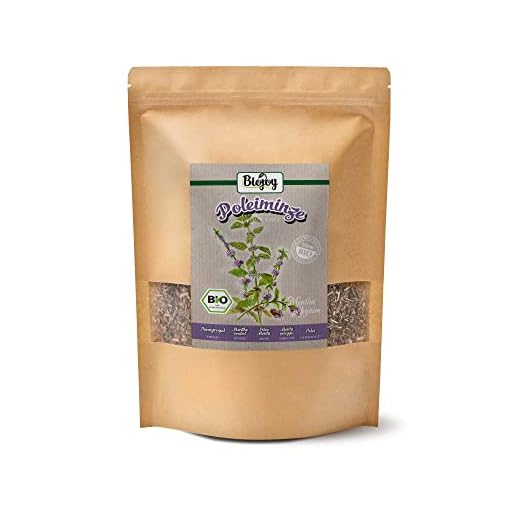 Biojoy Menta poleggio Biologica (250 g), essiccata e tagliata, per la preparazione di Tisane (Mentha pulegium)