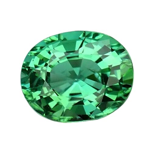 DaneGems 6.25 Carat 6.50 Ratti Beautiful Eye Catching Green Tourmaline Gemstone Genuine Green Rashi Ratna For Unisex By IG... - Review, Price and Buying Guide