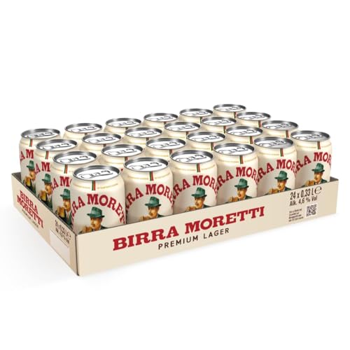 Birra Moretti Helles Bier Einweg (24 x 0,33l Dosen)