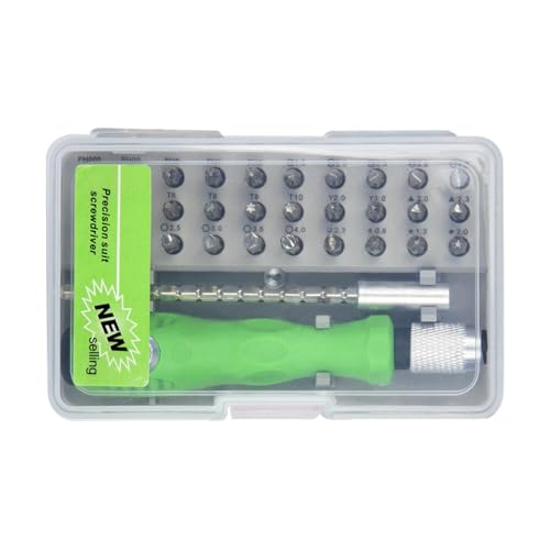 Juego de destornilladores de precisión | Kit de herramientas electrónicas ajustables 32 en 1, kit de reparación de herramientas de computadora | para PC, teléfono celular, consola de juegos, lentes