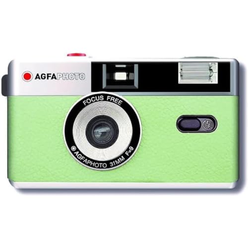 AgfaPhoto - Cámara de Fotos analógica (35 mm), Color Verde