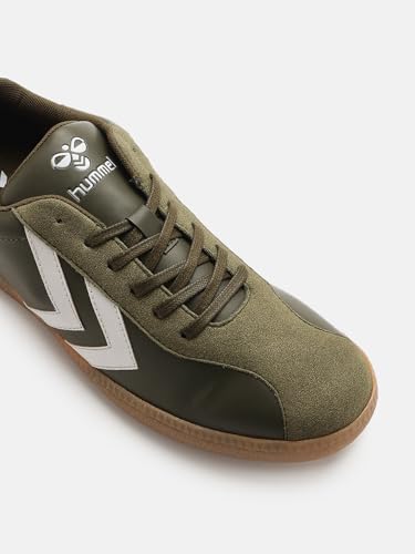 Image of hummel Classic Triumph Casual Suede Sneaker for Men Lightweight with Synthetic Suede Enhanced Comfort Cushioned Insole and Slip-Resistance Work and Play Business Casual Shoes