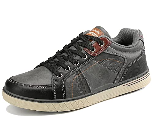 ARRIGO BELLO Zapatillas Hombre Zapatos Vestir Casual Deportivas Transpirables Gimnasio Correr Running Al Aire Libre Sneakers Talla 41 46 (B2 Gris, Talla_44)