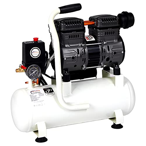 ORAZIO Air Compressor Oil Free 9 Litre, 550W 116PSI Low Noice Silent Portable Electric Air Compressor with Pure Copper Motor for Home Workshop, Mobile Garage, Dental Clinic 241183 2 ORAZIO Air Compressor Oil Free 9 Litre, 550W 116PSI Low Noice Silent Portable Electric Air Compressor with Pure Copper Motor for Home Workshop, Mobile Garage, Dental Clinic 241183 - Image 2
