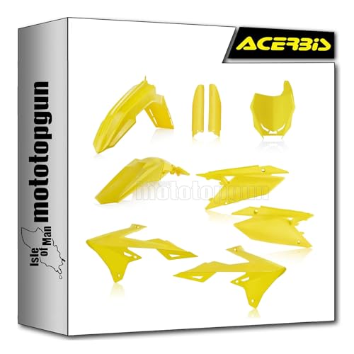 Plastique Suzuki RM-Z 450 Acerbis kit garde-boue et plaque 2019-2021