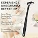 ZJchao Lotion Applicator for Back, Back Lotion Applicator, Foldable Long Handle Roller Curved Anti Slip Grip for Sunscreen Sunblock Ensuring an Even Application