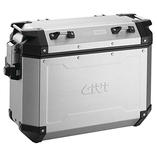 GIVI OBK37AR Trekker Outback 37 Derecha Monokey Aluminio Baúl Lateral de Aluminio, 37 Litros, Carga Máxima 10 Kg