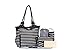 SoHo Collection, Louvre 9 pieces Diaper Tote Bag set (Stripe)