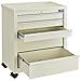 Global Industrial Medical Bedside Cart, 5-Drawer, Key Lock, Beige, 24-1/2"L x 13-1/4"W x 29" H