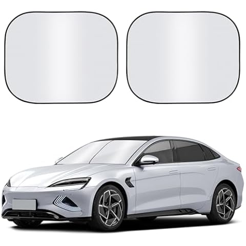 JUSTTOP 2-Piece Car Sun Shade for Windshield Cover