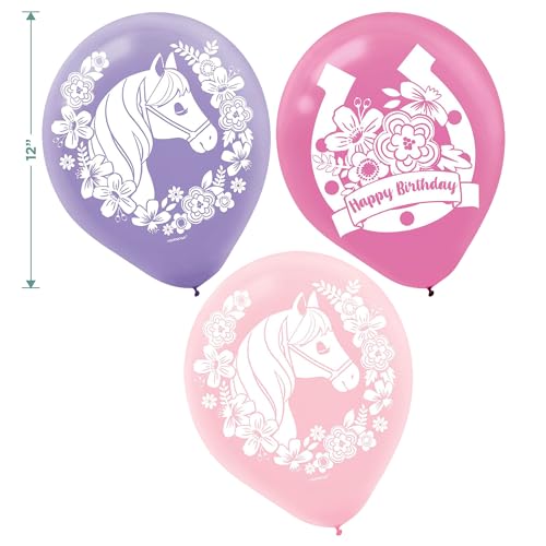 Pacote de festa de cavalo e sobremesa floral Saddle Up – pratos de papel, guardanapos de bebidas, co
