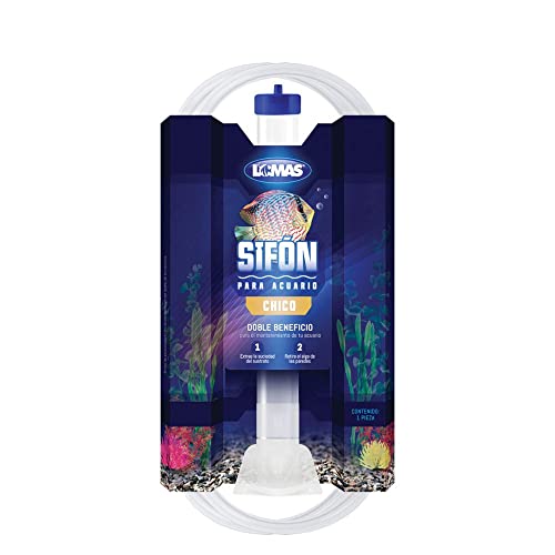 La Mejor Selección de Sifones - los preferidos. 47 Lomas Sifón Chico para Acuario con Manguera y Boquilla de Plástico – Limpieza de Sustrato y Paredes