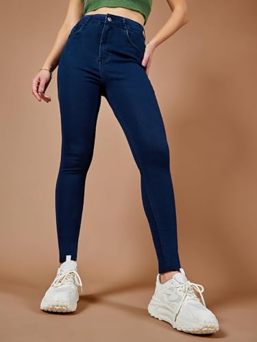 Image of Dolce Crudo Distressed High Rise Skinny Jeans for Women