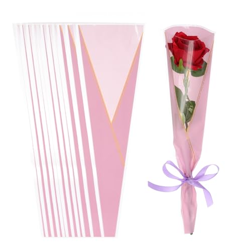 Sacs d'emballage floral violet pour sublimer vos bouquets de mariage et fêtes