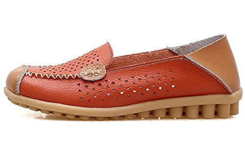 Image of VenusCelia Women's Floral Comfort Walking Flat Loafer