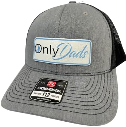 Onlydads Leather Patch Hat Trucker Hat, Only Dads Leather Patch Trucker Hat