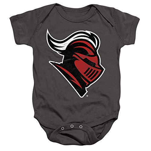 Rutgers University Official Distressed Primary Unisex Infant Snap Suit for Baby, Charcoal, X-Large (24 Months)