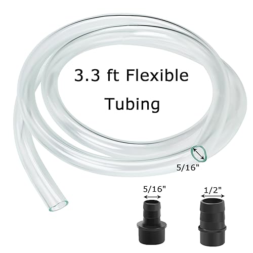 Image of AQUANEAT Small Fountain Pump, 50 GPH Mini Submersible Water Pump with 3.3 ft Tubing, for Aquarium Fish Tank, Pet Water Fountain, Hydroponics, Pond Waterfall Filter Pump