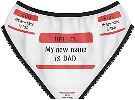 Name Is Dad Panties, Name Is Dad Underwear, Briefs, Cotton Briefs, Funny Underwear, Panties For Women