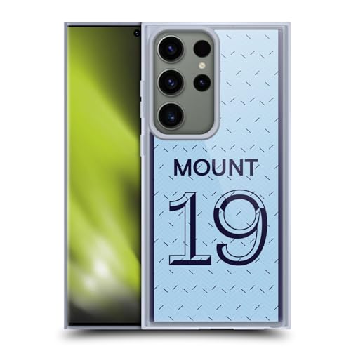 Carcasa de gel Chelsea FC Samsung S23 Ultra funda flexible Mason Mount azul