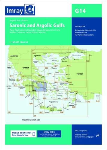 Télécharger Imray Chart G14: Saronic and Argolic Gulfs livre En ligne