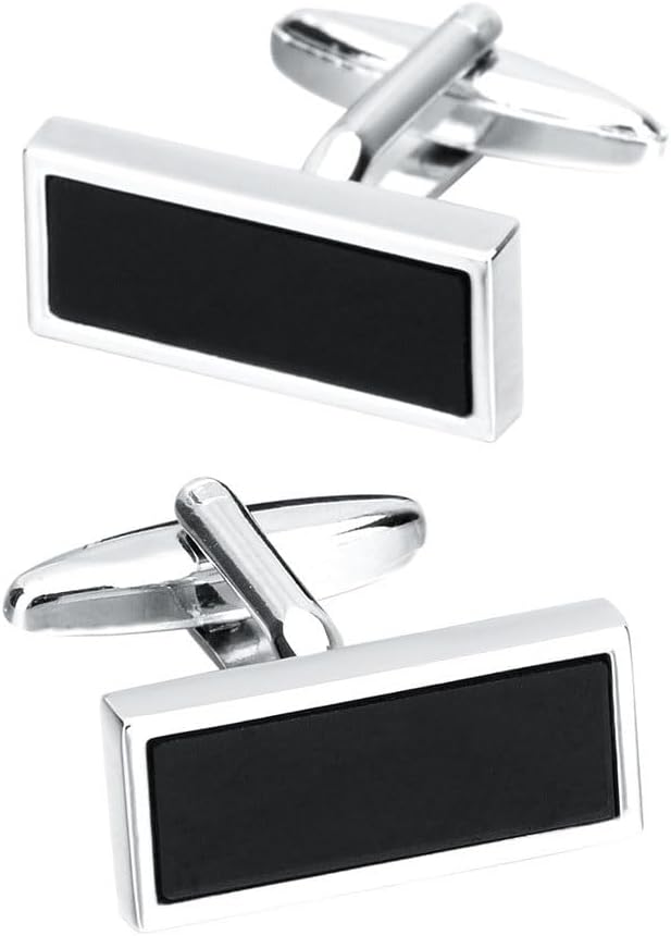 メンズ フォーマル ビジネス フレンチ シャツ カフ バックル ブラック ジュエル スタッズ カフリンクス スリーブ ネイル付き