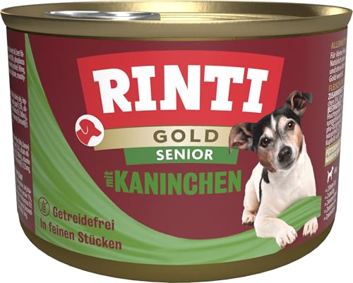 RINTI Gold Senior + Kaninchen12x185g
