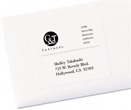 Avery 5164 Laser Labels, Mailing, Permanent, 3-1/3-Inch x4-Inch, 600/BX, White
