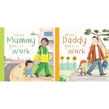 Board book When Mommy Goes to Work and When Daddy Goes to Work, Set of 2 Books Book