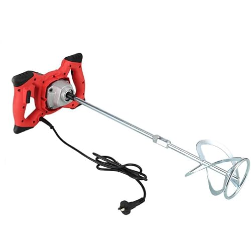 Electric Handheld Cement Mixer,2100W Portable Mortar Mixers with 6 Speed Adjustment Concrete Paint Mixer Drill 110V Mud Mixer