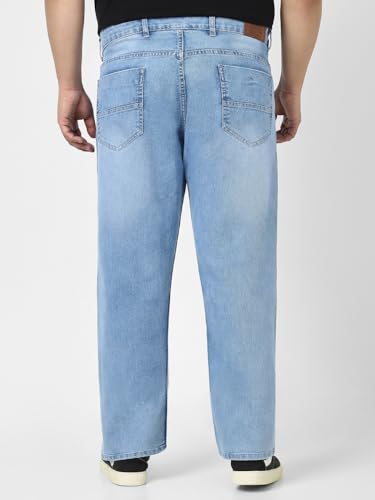 Image of Urbano Plus Men's Straight Fit Mid Rise Jeans