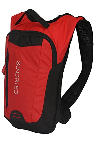 Sundried Hydration Backpack Red Hydration Bag for Trail Running Ultrarunning Hiking Trekking and Cycling