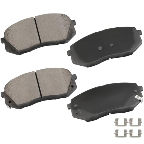 Image of cciyu D1826 Front Ceramic Disc Brake Pads Kit For Hyundai For Kona 2018-2021,For Sonata 2016-2019,For Kia For Optima 2016-2020,For Seltos 2021-2022