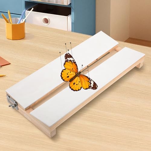 Image of Adjustable Butterfly Mounting Spreading Board, V-Shaped Insect Pinning Board for Entomology Specimen Display, Bug Pinning Kit, Experiment Tool for Labs