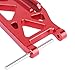 HobbyPark Aluminum Suspension Arms Kit w/Pins for Traxxas WideMaxx Upgrades Front and Rear, Replacement of 8995 8998 8999 (Red)