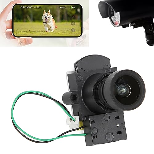 2.8mm CCTV Camera Lens, 8MP F1.0 Pixels Full Color Warm Light Fixed Focus Lens Replacement, 104 Degree Wide Angle Surveillance Security Camera Lens