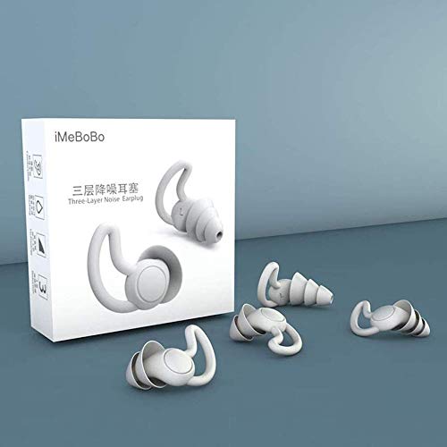 Bouchons d'oreilles en mousse protection auditive 40dB étui silicone - 3