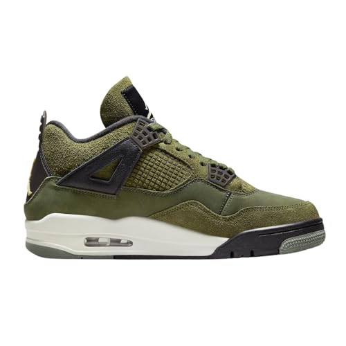 AIR JORDAN 4 Retro Se Craft Mens Shoes Size - 14, Medium Olive/Pale Vanilla3